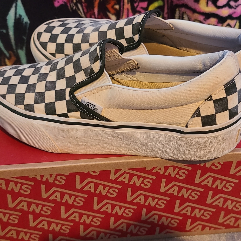 Off White Platform Van's